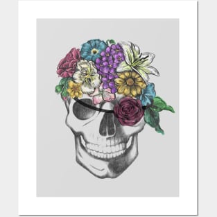 Floral Pirate Posters and Art